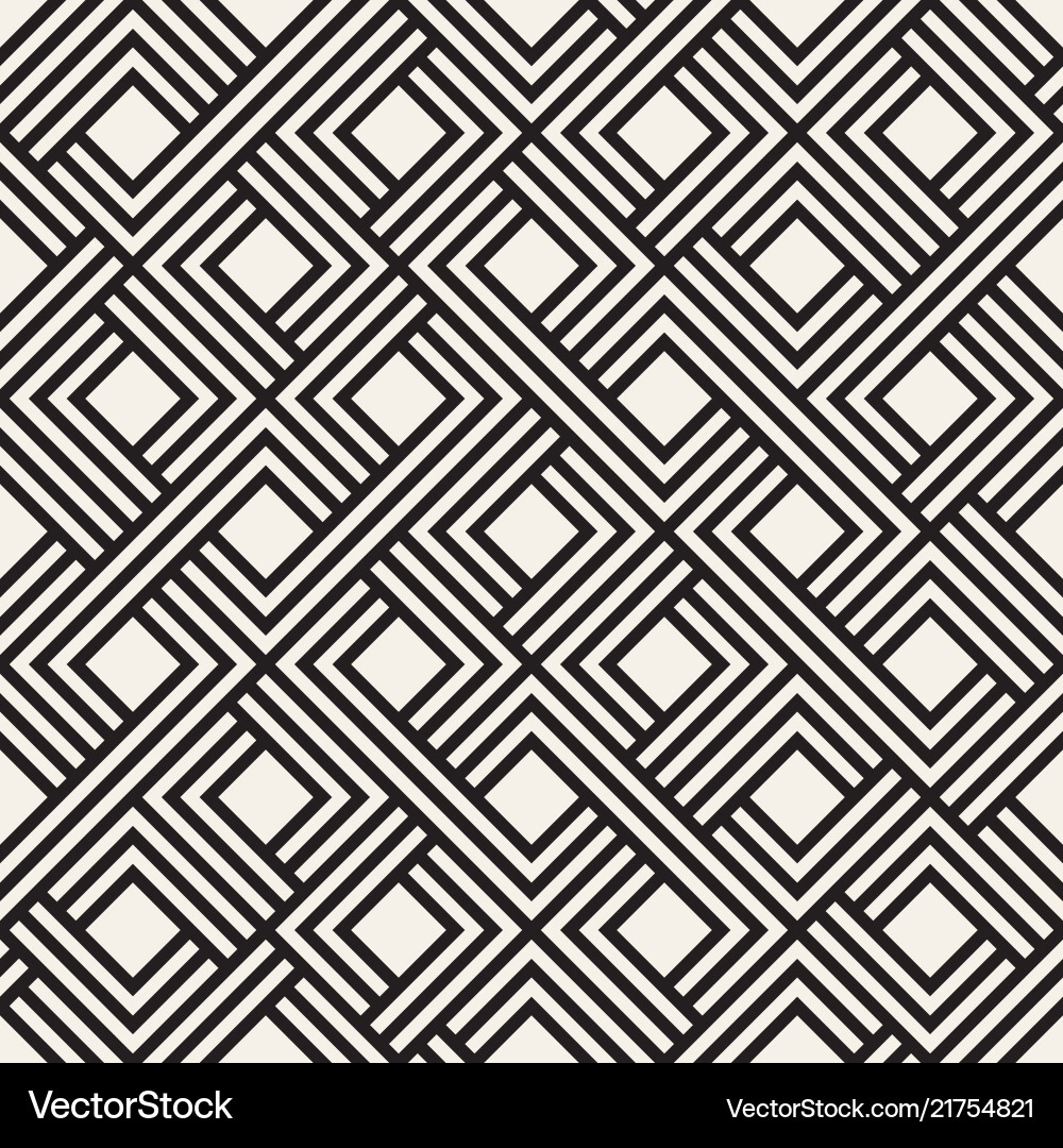Modern Mosaic Line Pattern vector image