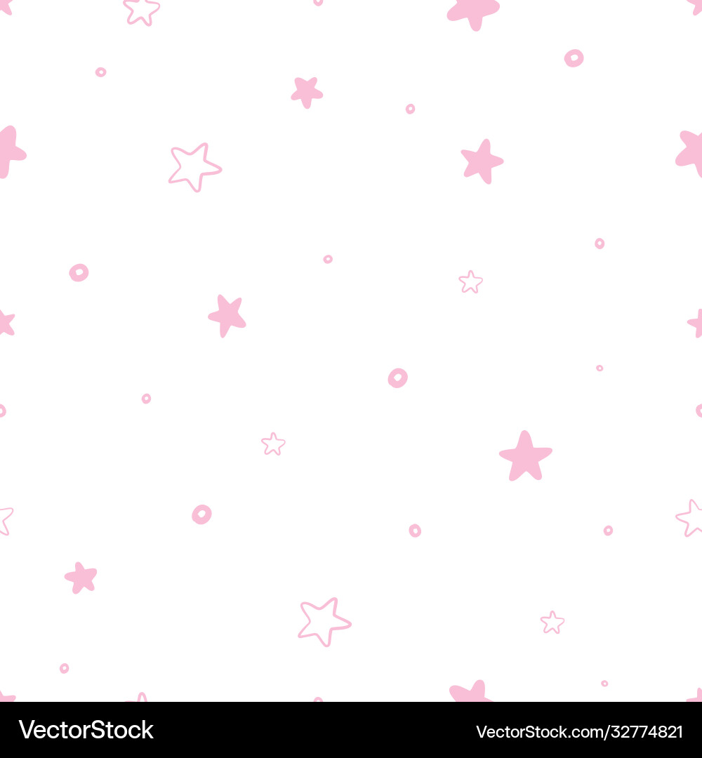 Seamless abstract stars pattern Vector Image