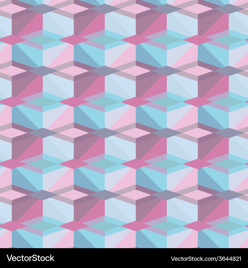 Seamless abstract triangle pattern vector image