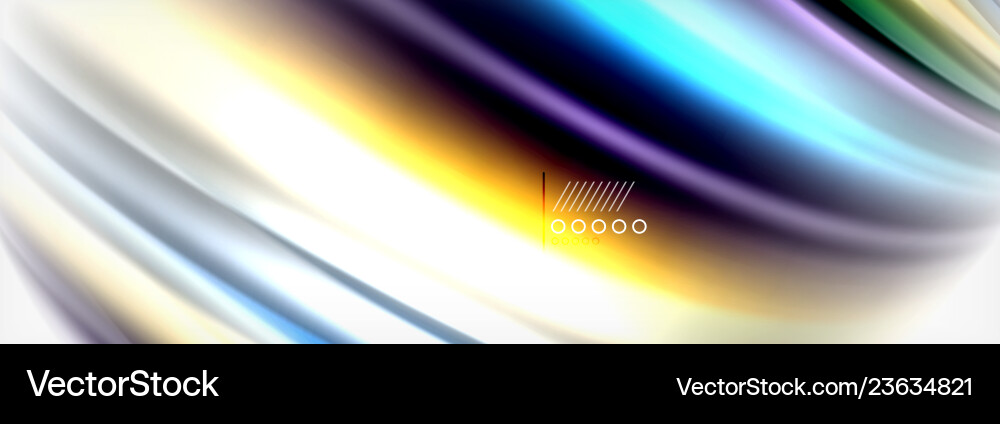 Smooth liquid blur wave background color flow Smooth liquid blur wave background color flow vector image