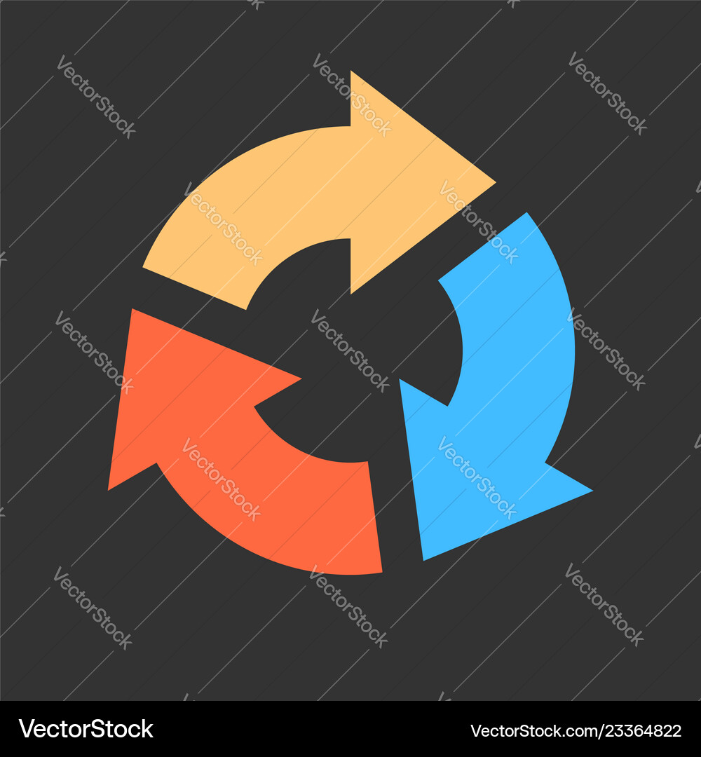 Arrow reload refresh rotation repeat reset sign Arrow reload refresh rotation repeat reset sign Vector Image