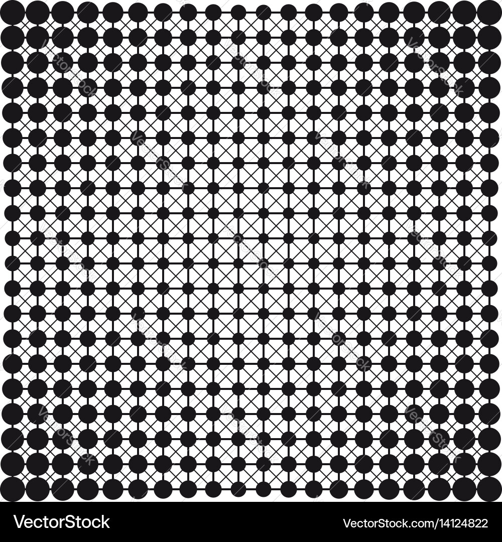 Dots connection halftone abstract background vector image