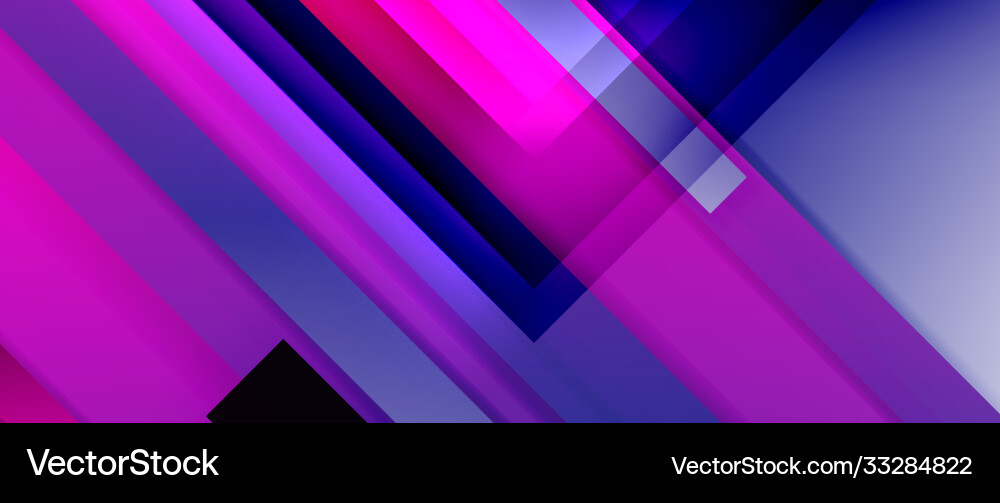 Dynamic lines on fluid color gradient trendy vector image