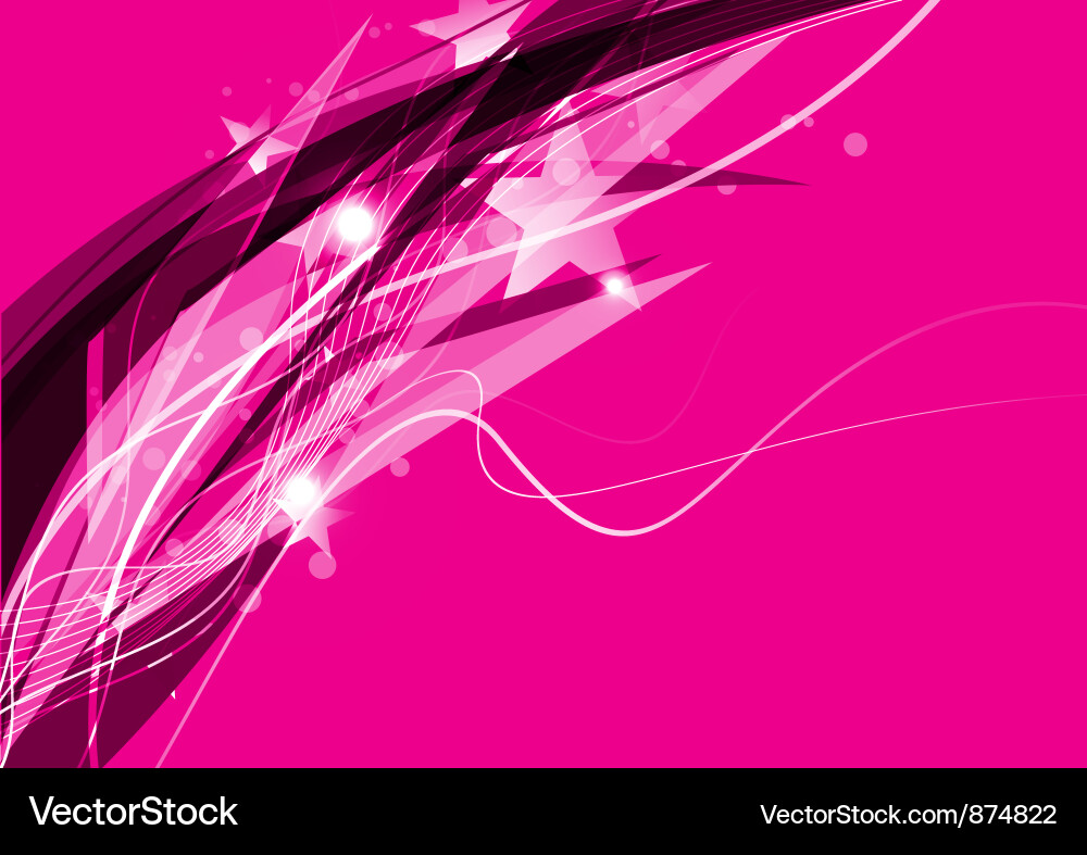 Dynamic Pink Abstract Background Vector Image