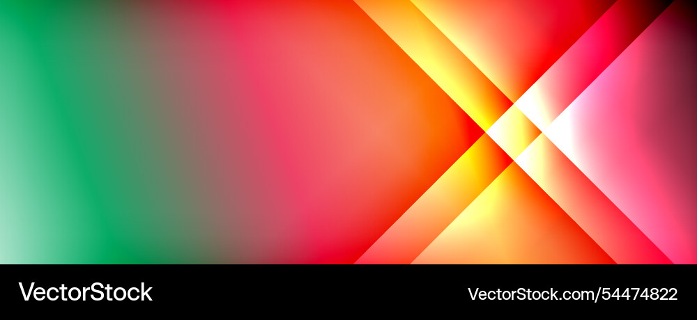 Dynamic shadow lines with gradient colors vector image
