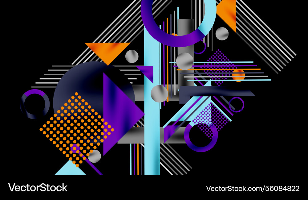 Geometric background showcasing sharp lines Geometric background showcasing sharp lines Vector Image