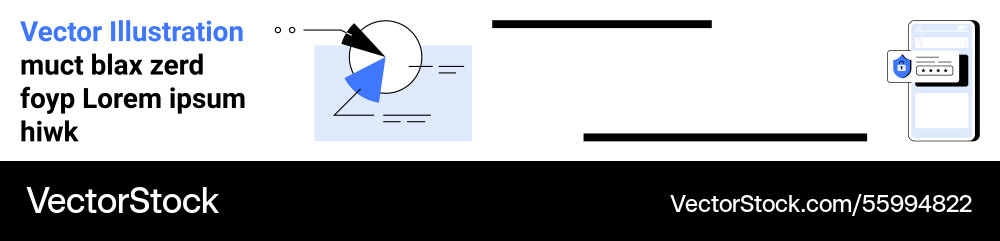 Mobile two-factor authentication process with data Mobile two-factor authentication process with data vector image