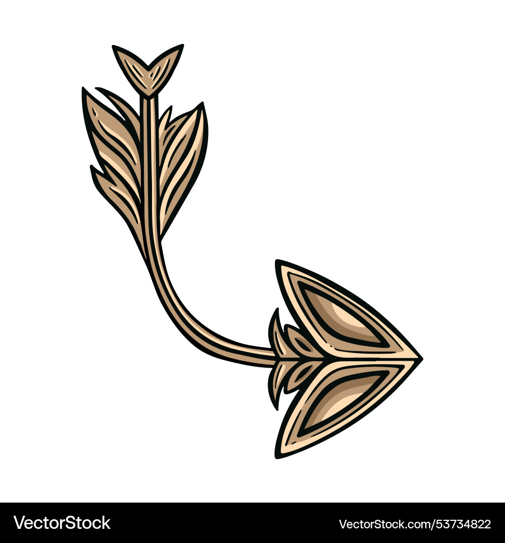 Retro arrow refresh symbol in style vector image