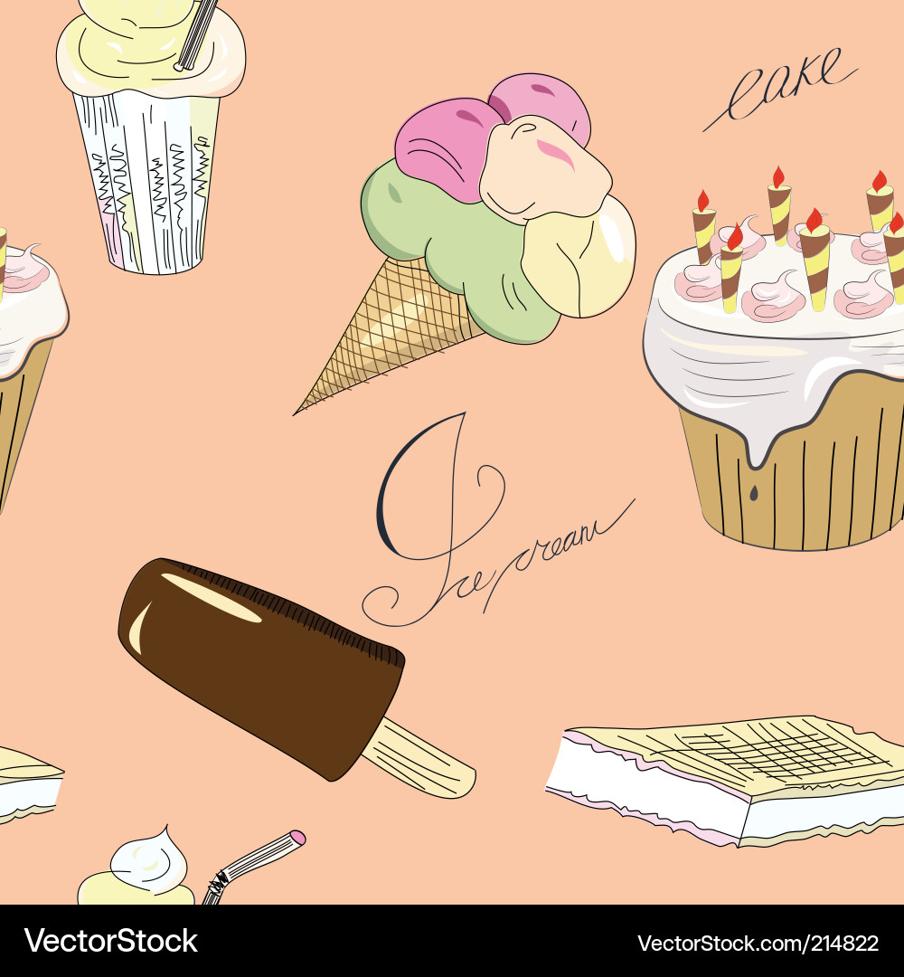 Sweets pattern Vector Image