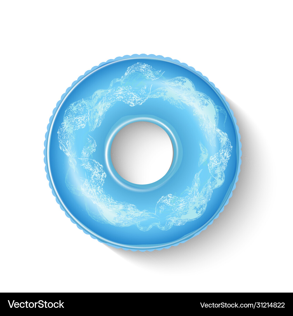 Unicorn inflatable pool float Vector Image