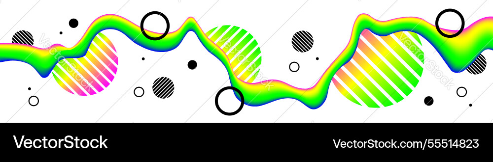 3d abstract colorful fluid design 3d abstract colorful fluid design vector image