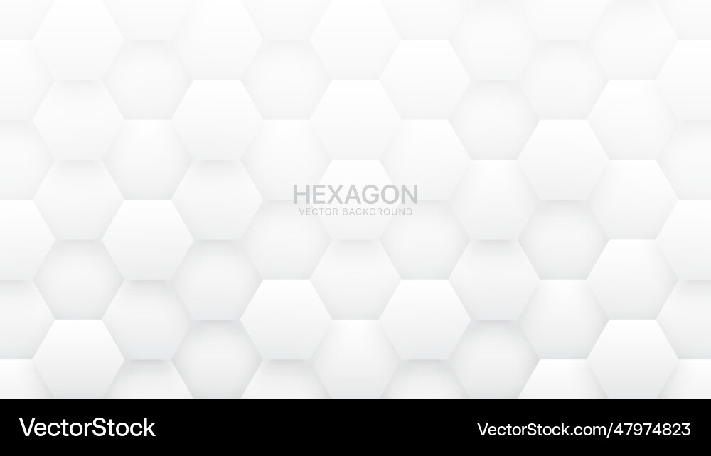 3d hexagonal tech structure science abstract 3d hexagonal tech structure science abstract vector image