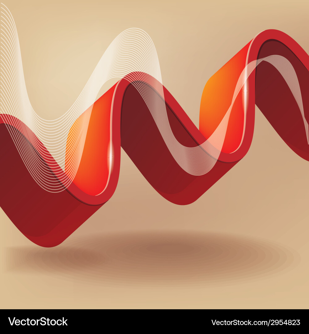 Abstract Wave Background vector image
