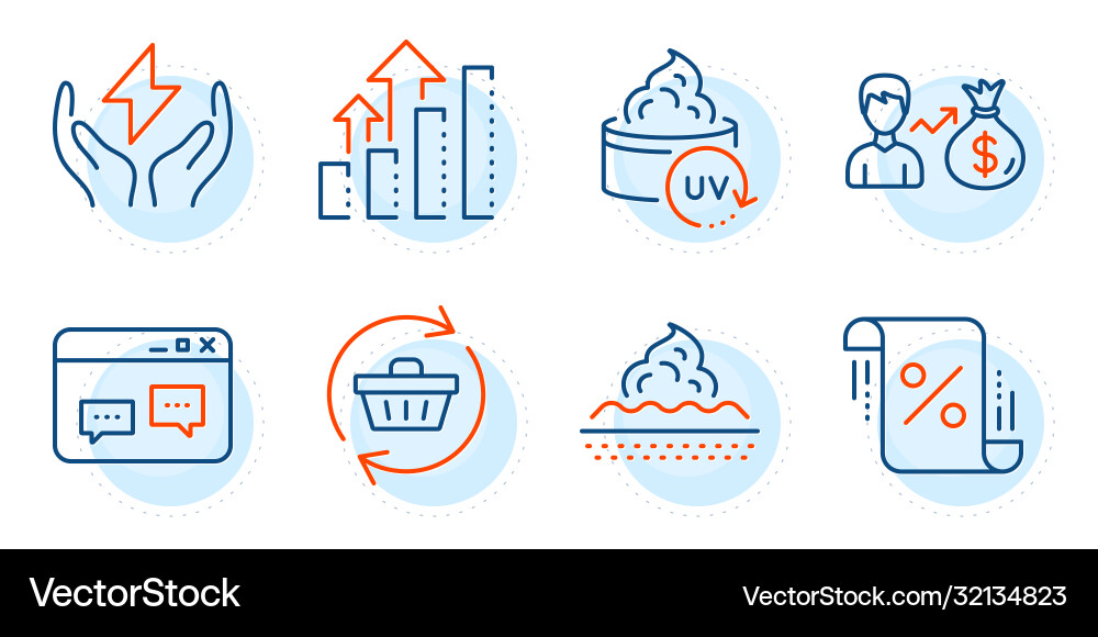 Browser window safe energy and analysis graph Browser window safe energy and analysis graph vector image