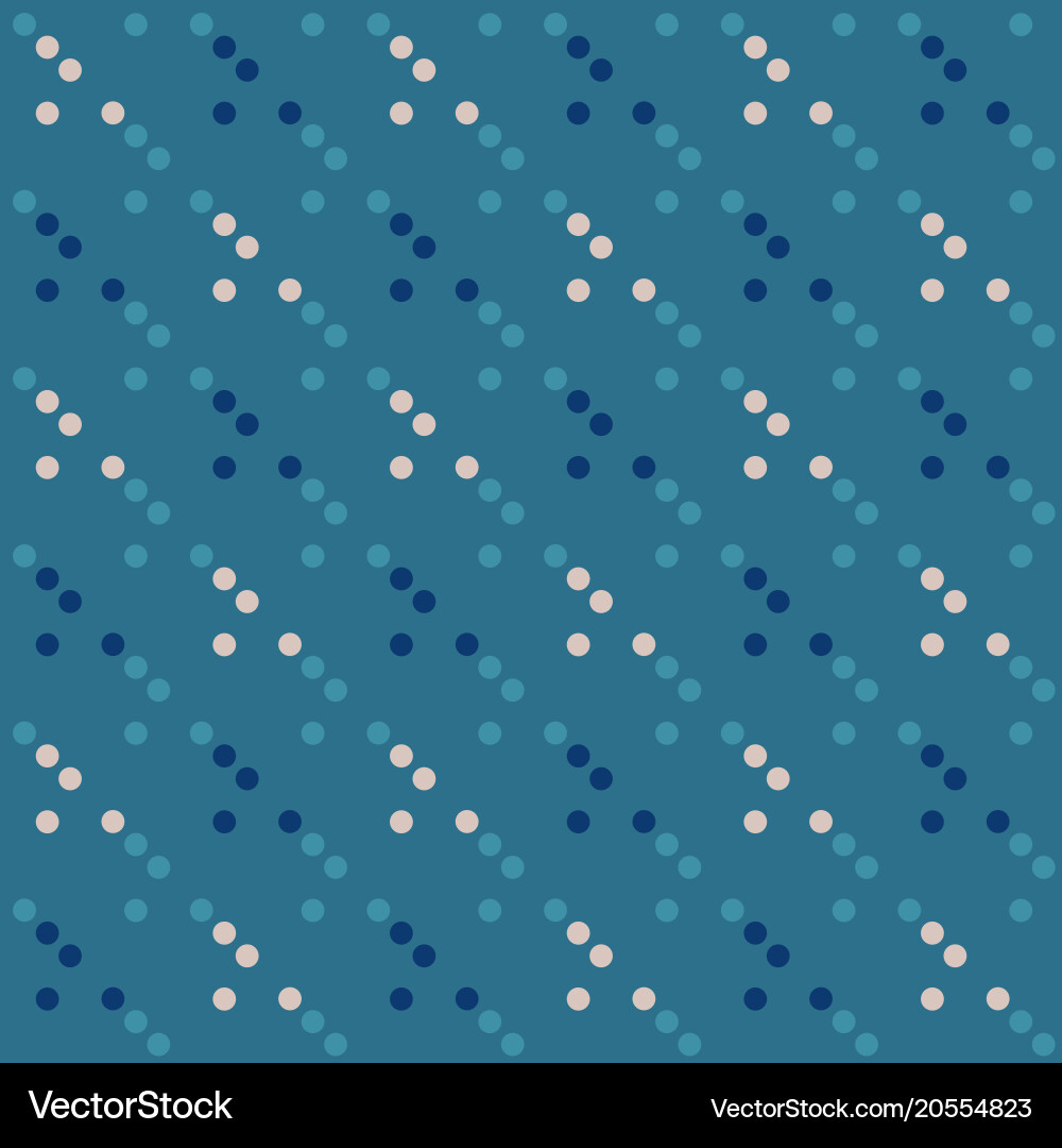 Irregular dots seamless pattern vector image
