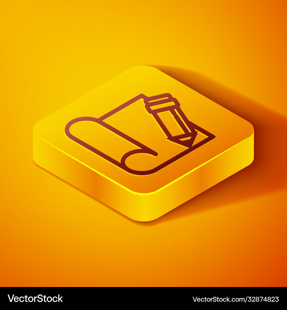 Isometric line graphing paper for engineering Vector Image