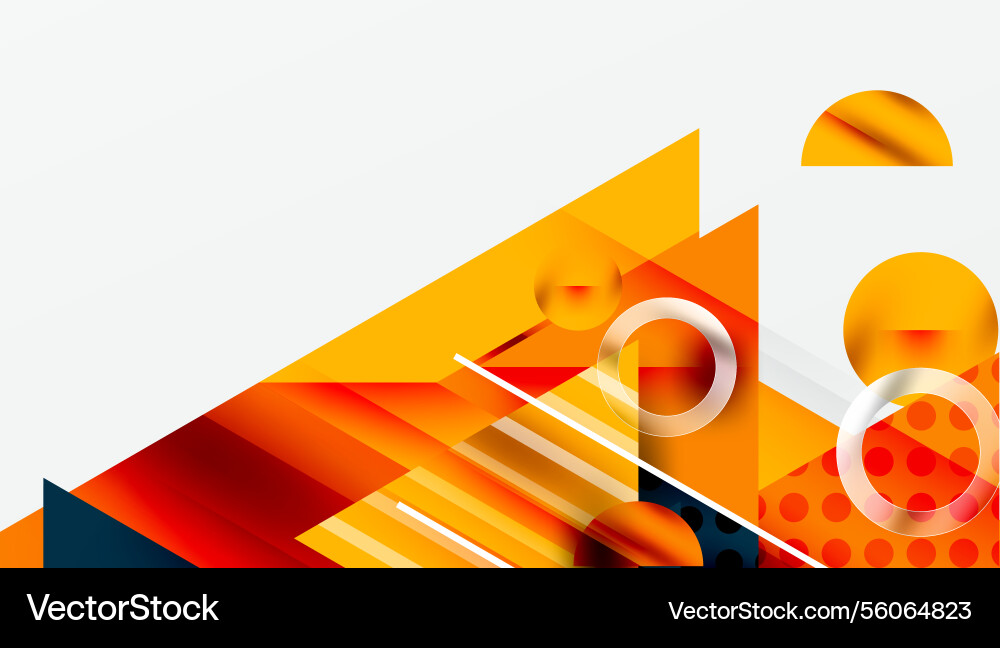 Modern geometric background - overlapping Modern geometric background - overlapping vector image