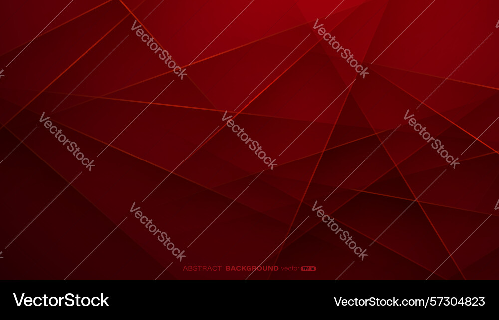 Red abstract background with polygon shape lines Red abstract background with polygon shape lines Vector Image