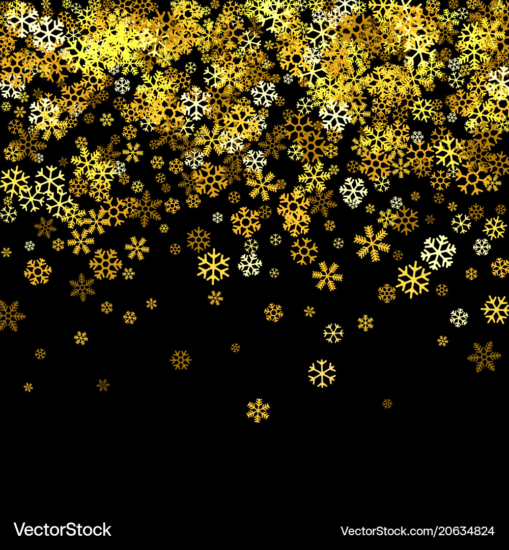 Abstract pattern of falling snowflakes Abstract pattern of falling snowflakes vector image