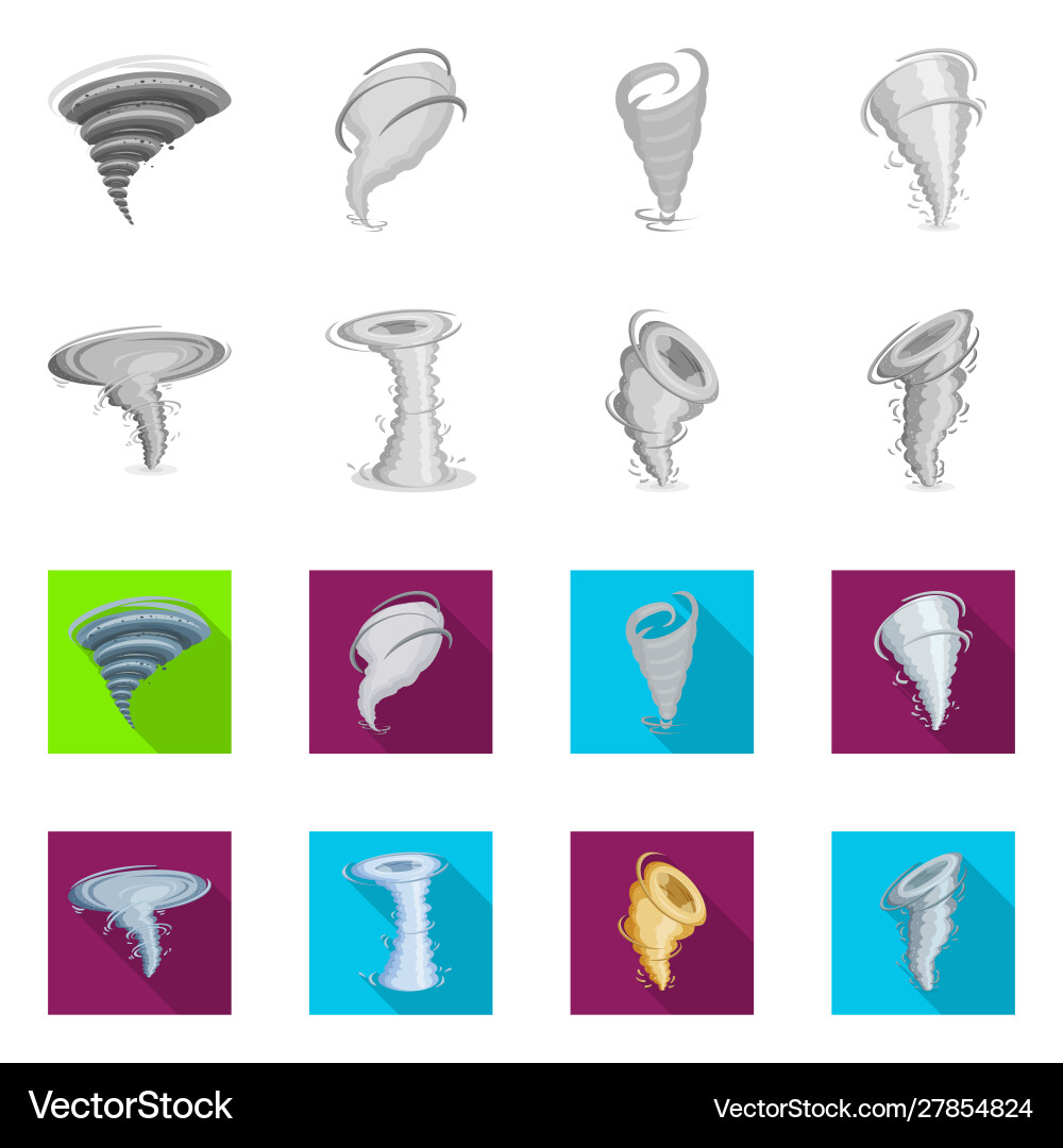 Isolated object cyclone and weather icon Isolated object cyclone and weather icon Vector Image