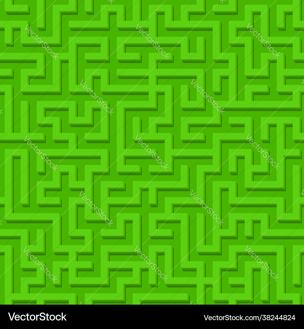 Maze seamless pattern with endless tiled labyrinth Maze seamless pattern with endless tiled labyrinth Vector Image