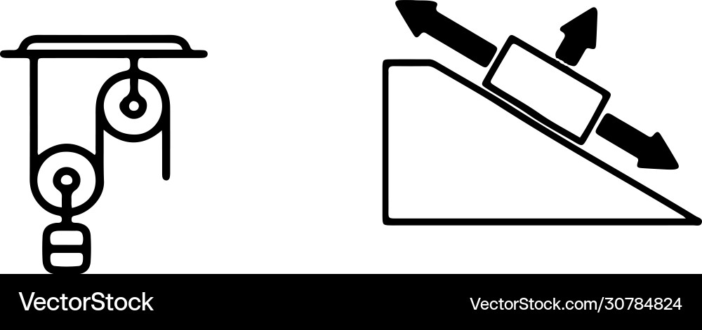 Physics Concept Icons - Science Toolkit Vector Image