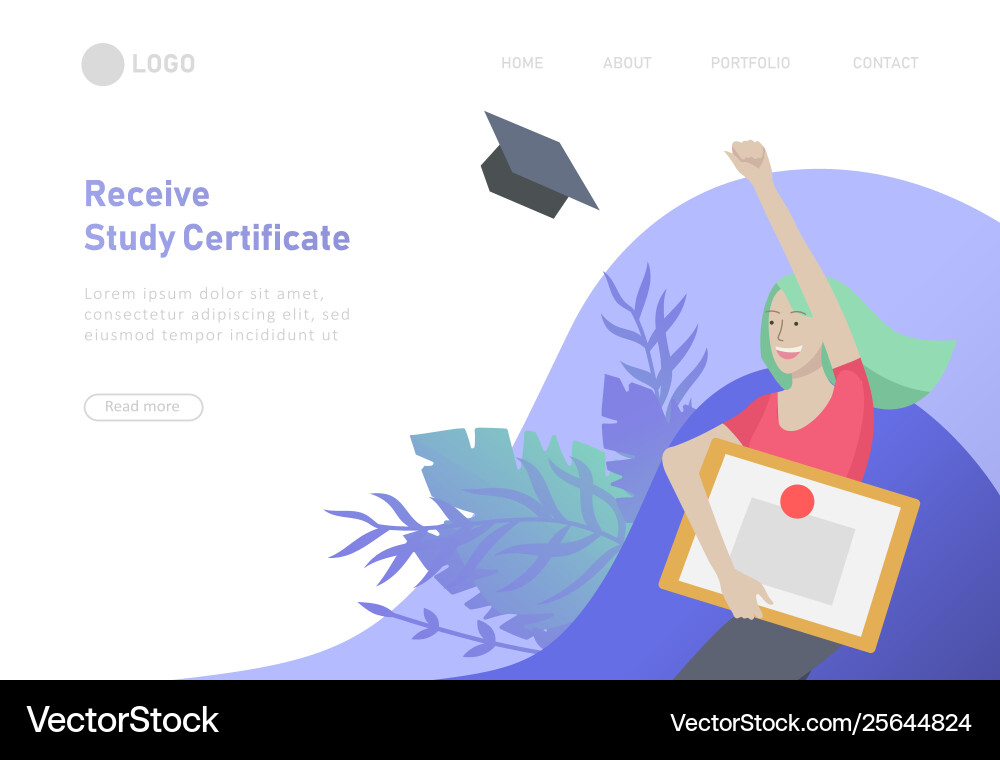 Set web page design templates with relaxed Vector Image