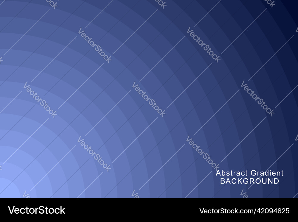 Abstract circle background with blue gradient Vector Image