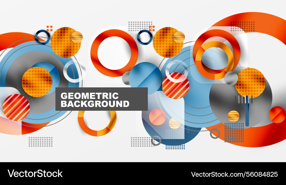 Abstract geometric background with overlapping Abstract geometric background with overlapping Vector Image