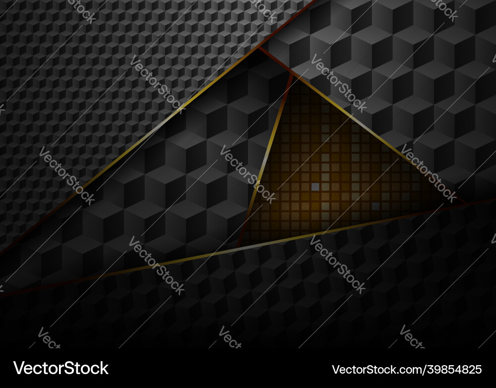 Abstract texture from 3d cubes dark background Abstract texture from 3d cubes dark background vector image