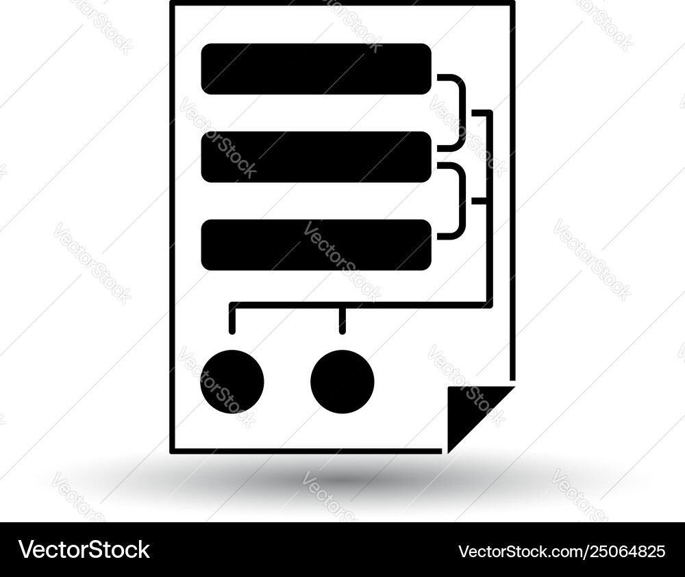 Code map icon vector image