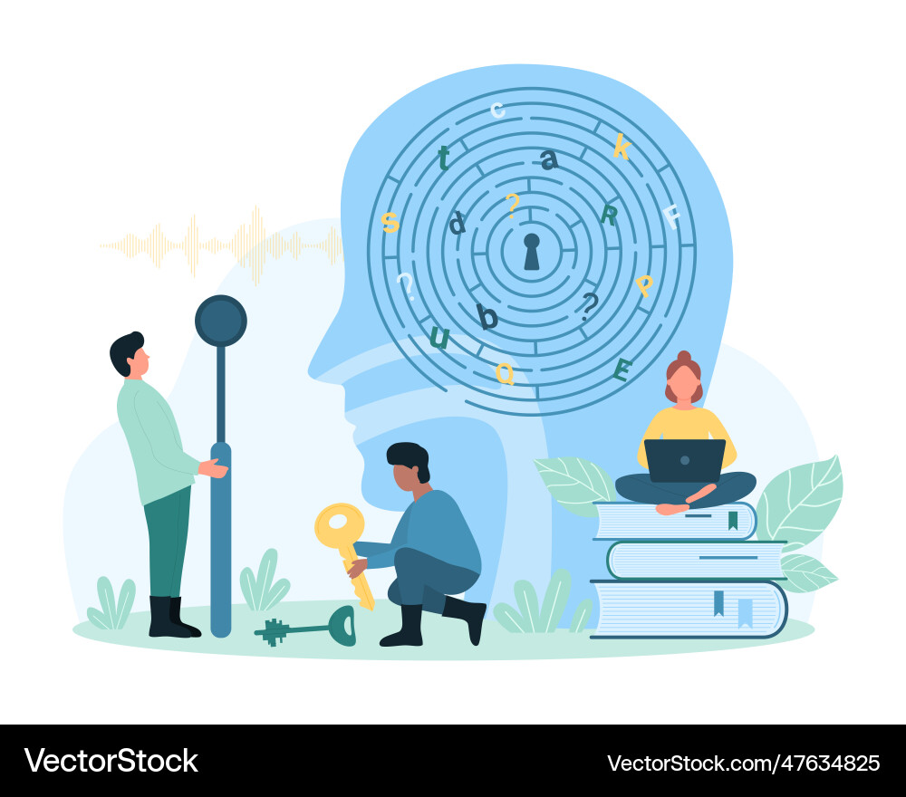 Difficulty in learning understanding and memory Difficulty in learning understanding and memory vector image