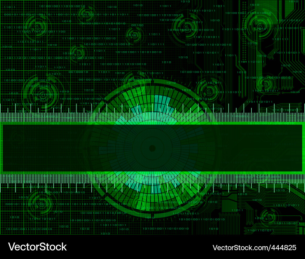 Electronic Circuit Board Background Vector Image