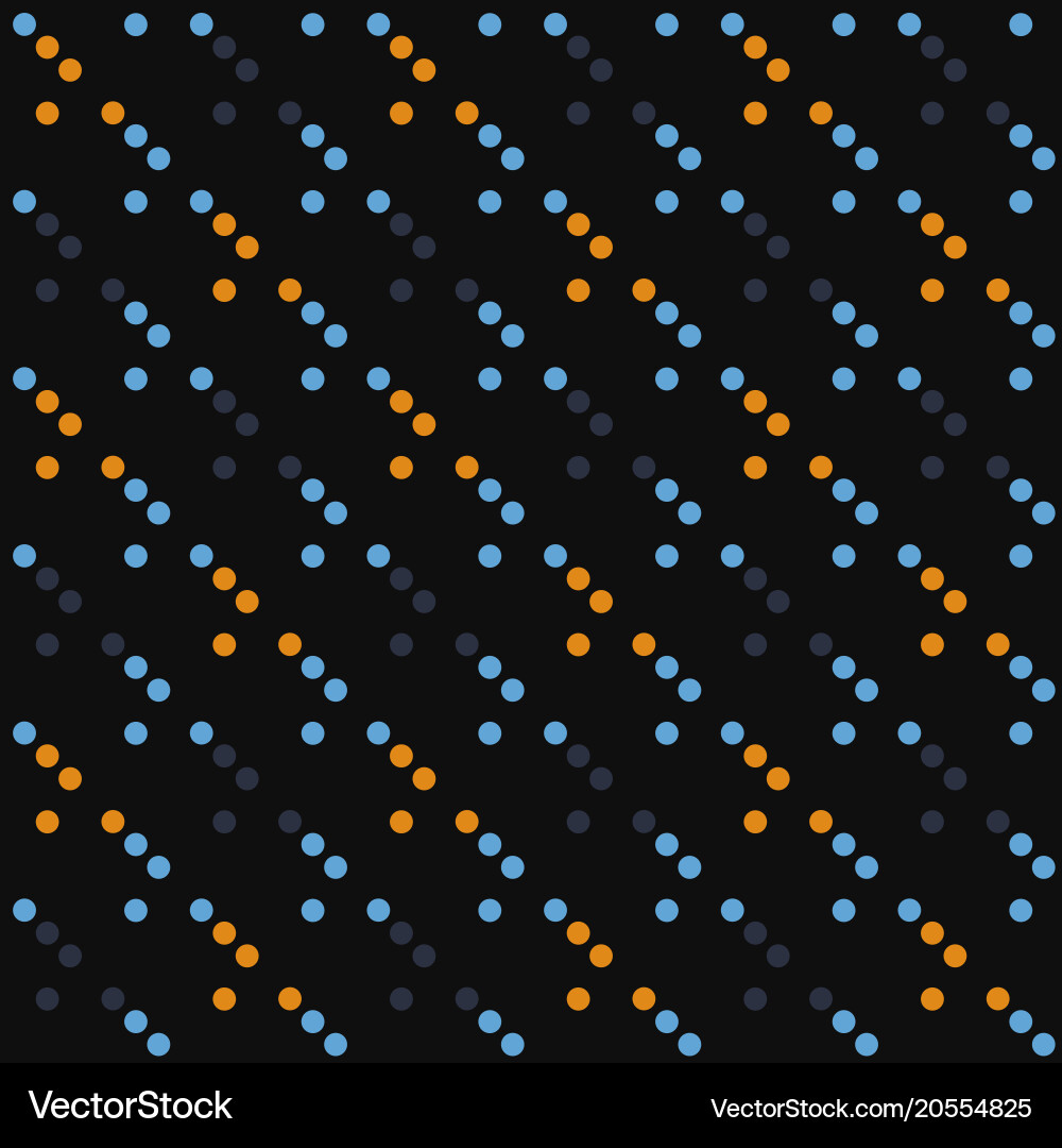 Irregular dots seamless pattern vector image