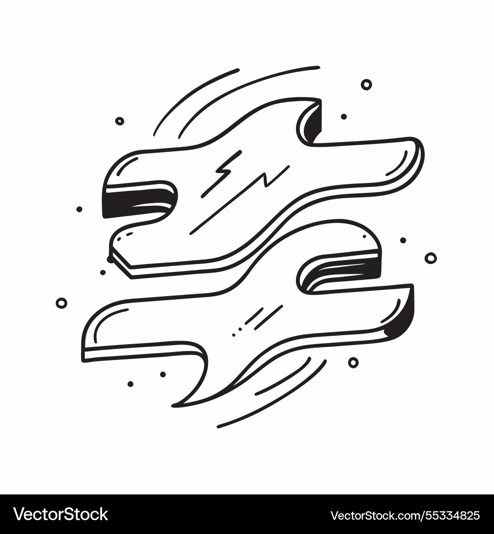 Retro wave seamless pattern with flowing lines vector image