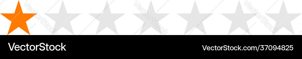 Star rating element series customer satisfaction Star rating element series customer satisfaction vector image