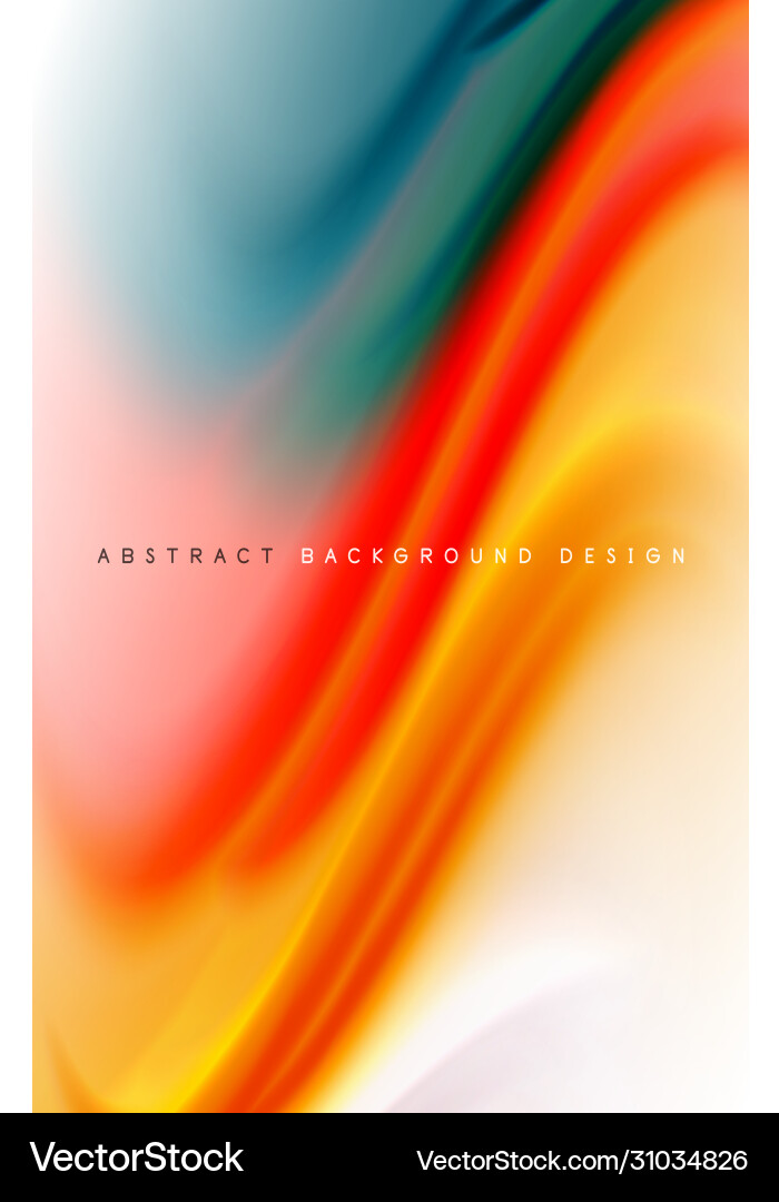 Abstract background - fluid color gradient waves Abstract background - fluid color gradient waves Vector Image