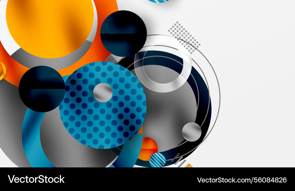 Abstract geometric background with overlapping Abstract geometric background with overlapping Vector Image
