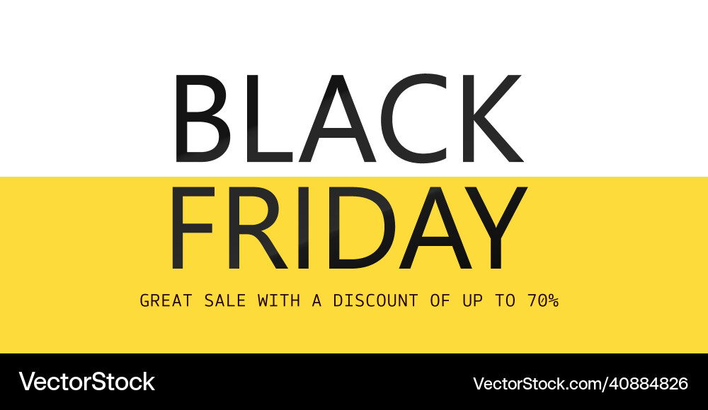 Black friday sale card background Black friday sale card background Vector Image