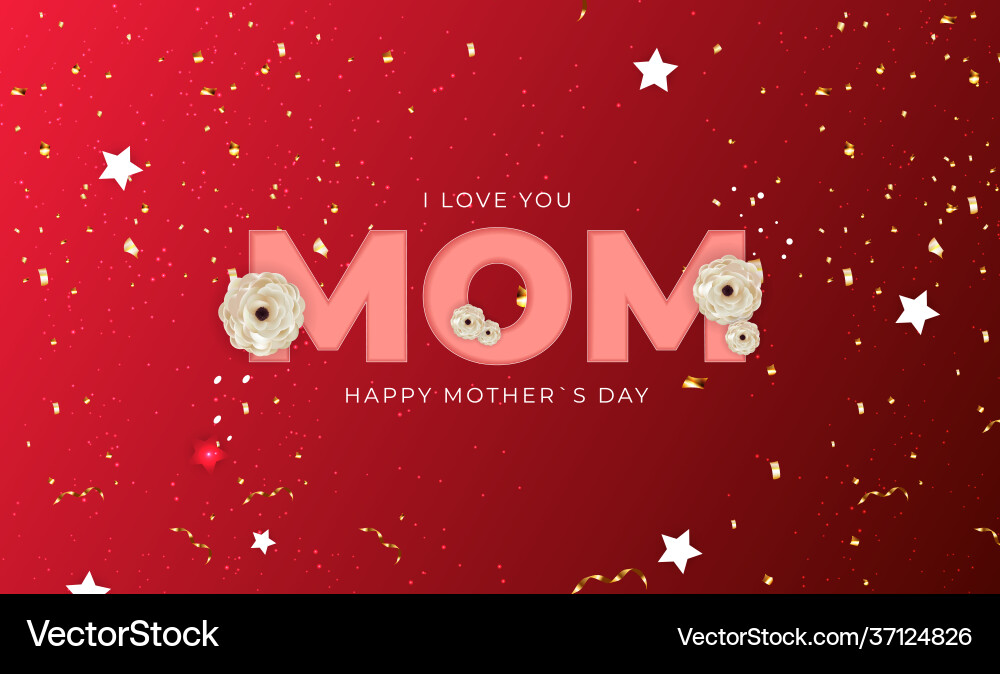 Ich liebe dich Mutter glücklich Mutter Tag Hintergrund Ich liebe dich Mutter glücklich Mutter Tag Hintergrund vektorbild