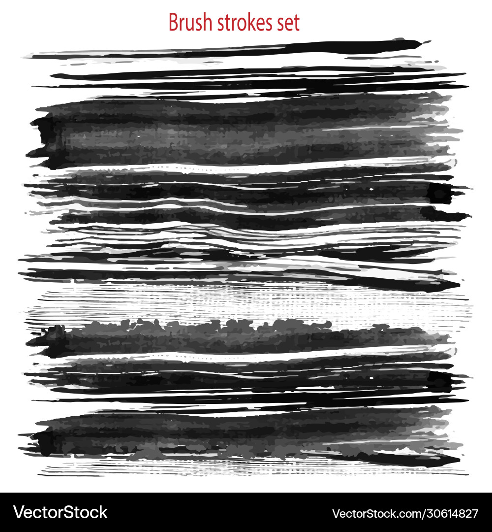 Grungy textures set Vector Image