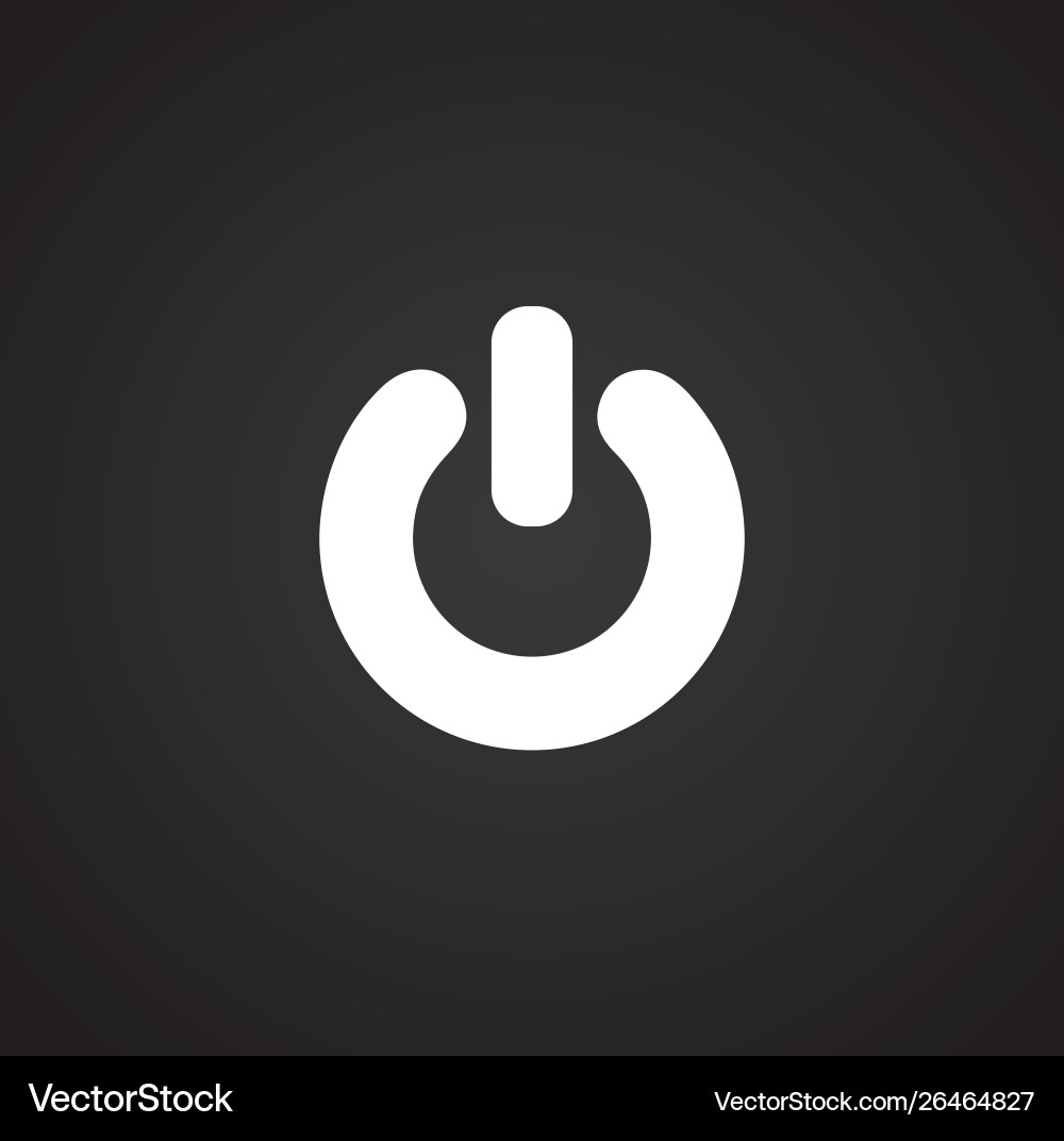 Option button icon on background for graphic Option button icon on background for graphic vector image