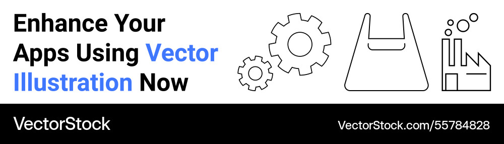Minimalist linear icons representing tools Minimalist linear icons representing tools Vector Image