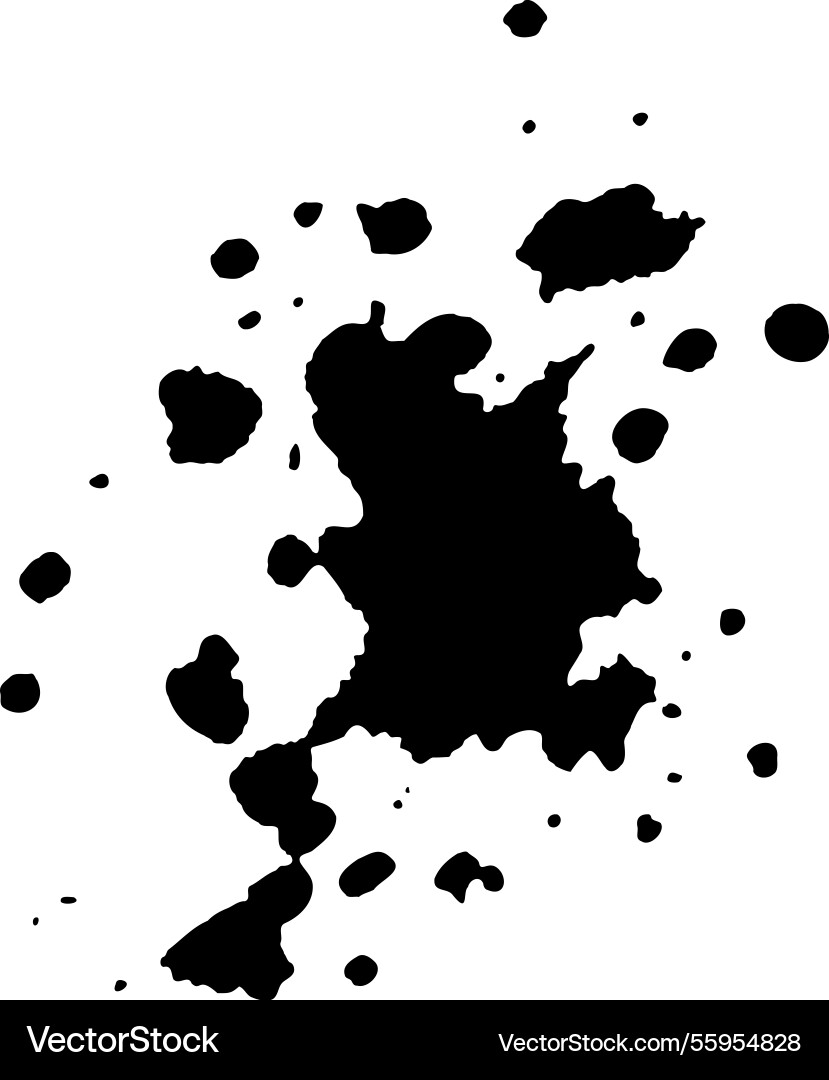 Schwarze Tintentropfen und Lackspritzer Hand gezogen Schwarze Tintentropfen und Lackspritzer Hand gezogen vektorbild