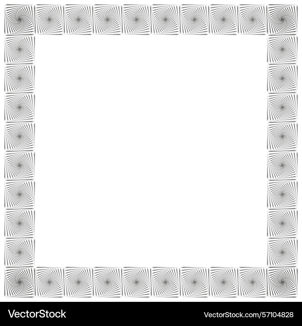 Star texture frame grey border form empty shape vector image