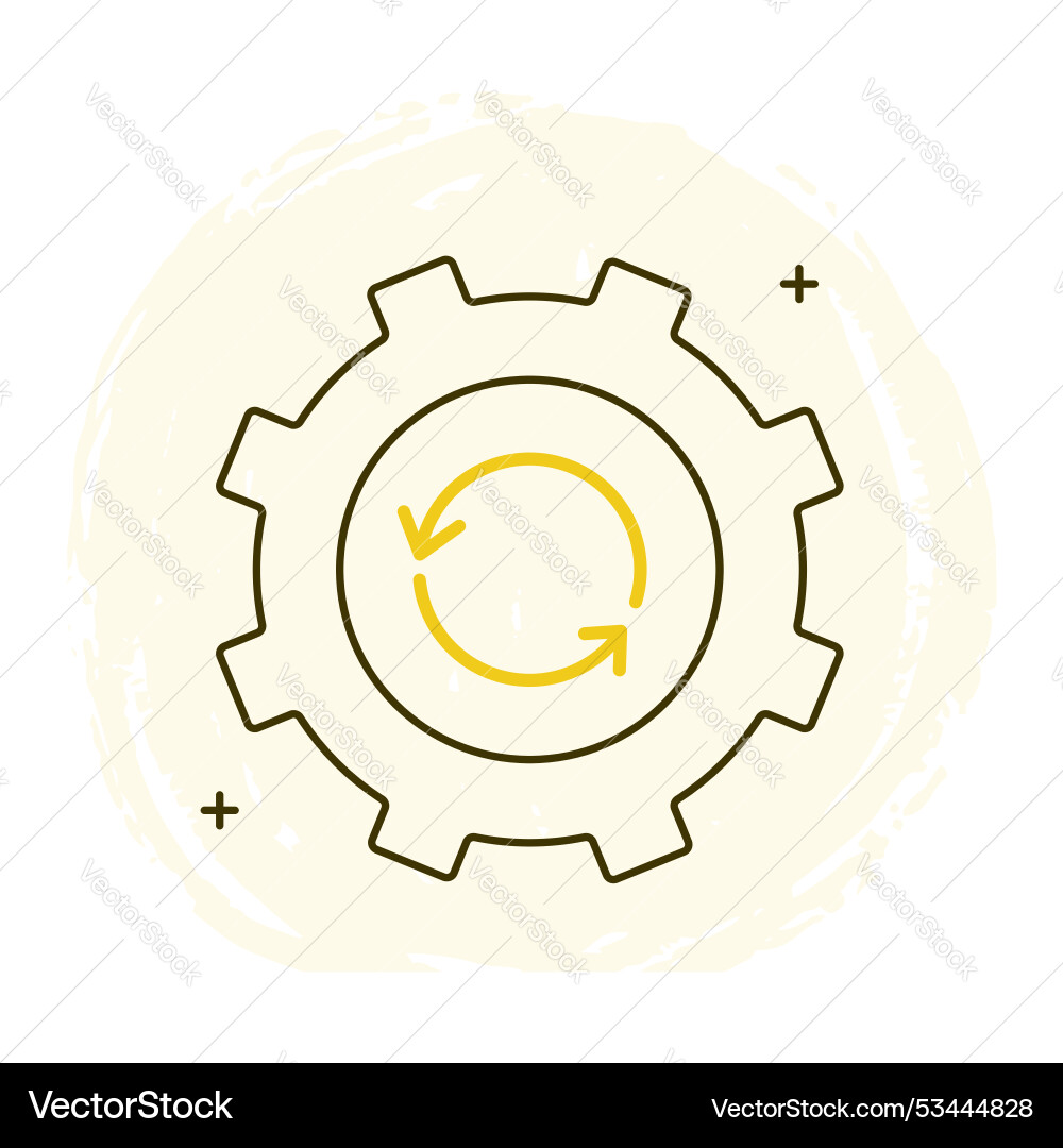 Technology reverse engineering icon Vector Image