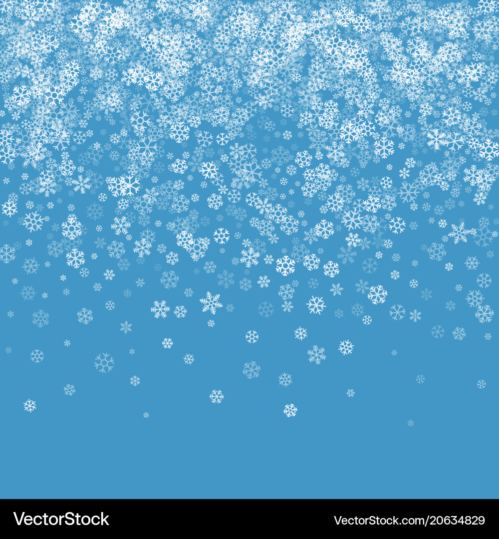 Abstract pattern of falling snowflakes Abstract pattern of falling snowflakes vector image