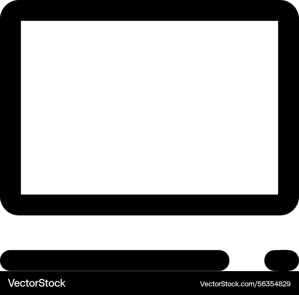 Computer icon symbol image Vector Image
