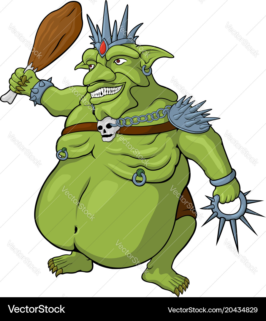 King of goblins vector image
