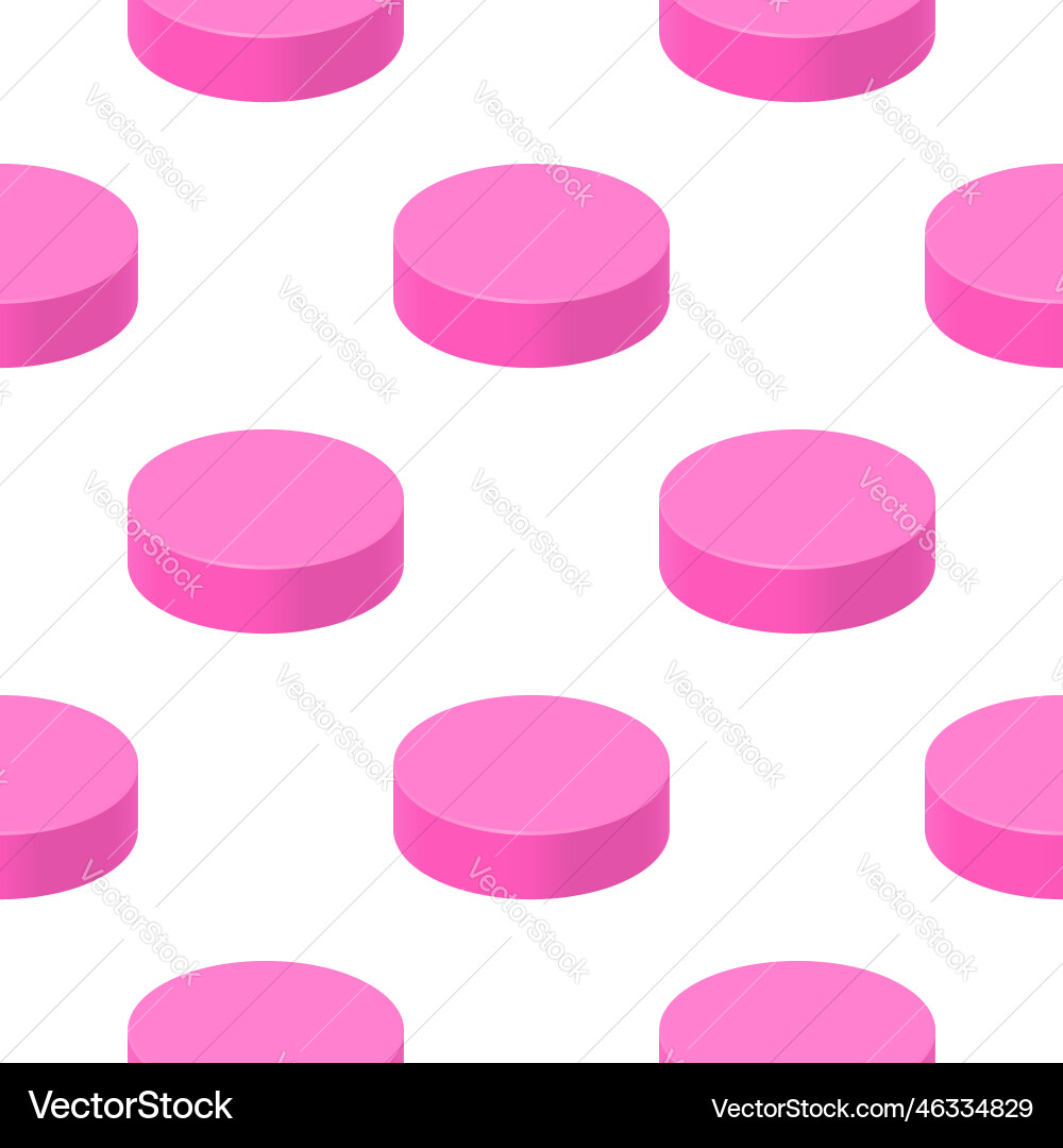 Pink cones pattern in isometric style for print Pink cones pattern in isometric style for print vector image